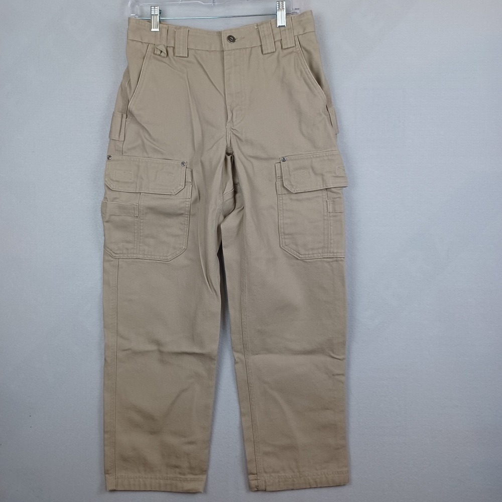 Duluth Trading Cargo Work Pants Men's Size 30x30 Tan Utility